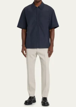 3.1 Phillip LimMen's Half-Zip Popover Shirt