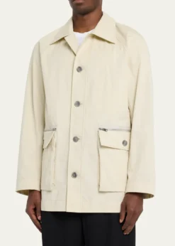 3.1 Phillip LimMen's Twill Button-Front Chore Coat