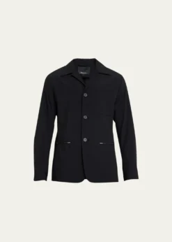 3.1 Phillip LimMen's Zip-Pocket Work Jacket