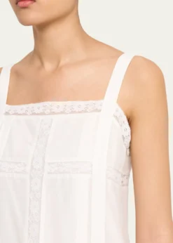 3.1 Phillip LimPleated Lace-Inset Midi Dress