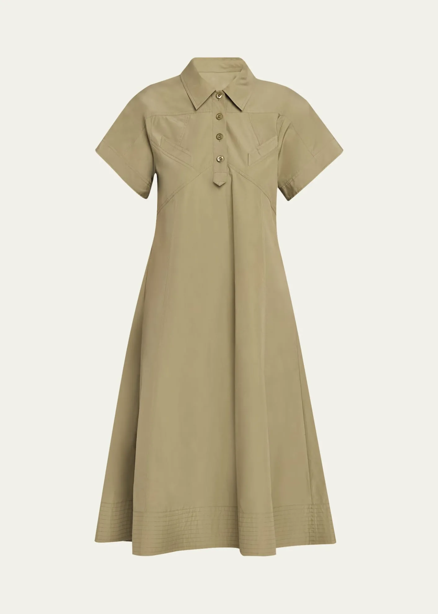 3.1 Phillip LimPoplin Trapeze Midi Dress