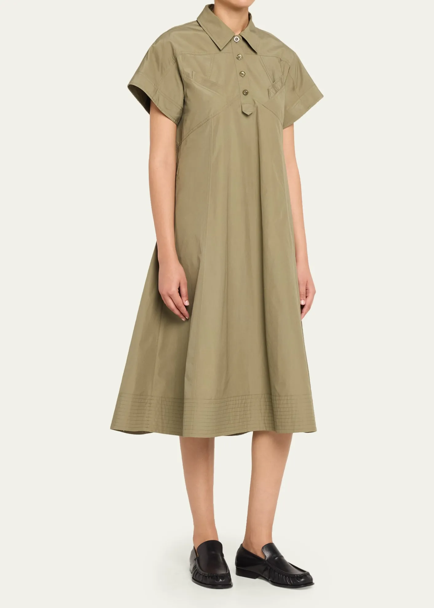 3.1 Phillip LimPoplin Trapeze Midi Dress
