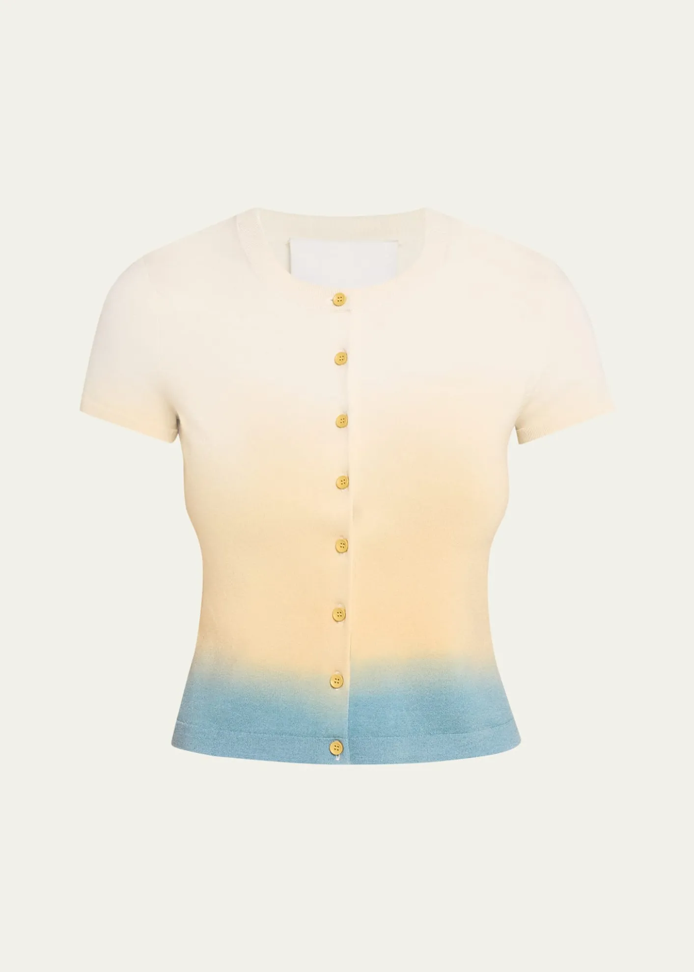 3.1 Phillip LimShort-Sleeve Ombré Cardigan