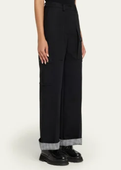 3.1 Phillip LimUtility Cargo Pants with Contrast Cuffs