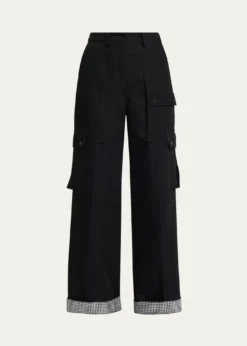 3.1 Phillip LimUtility Cargo Pants with Contrast Cuffs