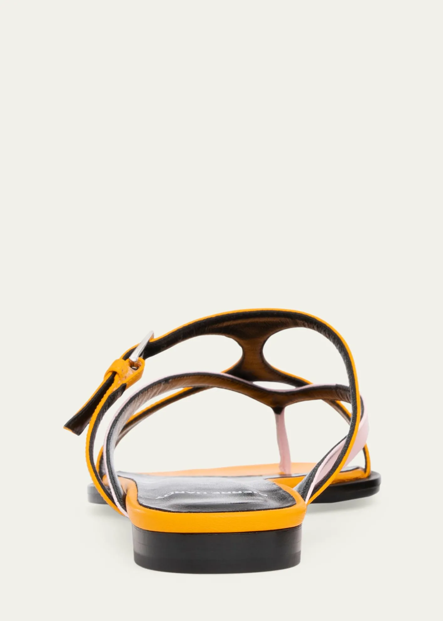 Pierre HardyBrasilia Bicolor Leather Thong Sandals