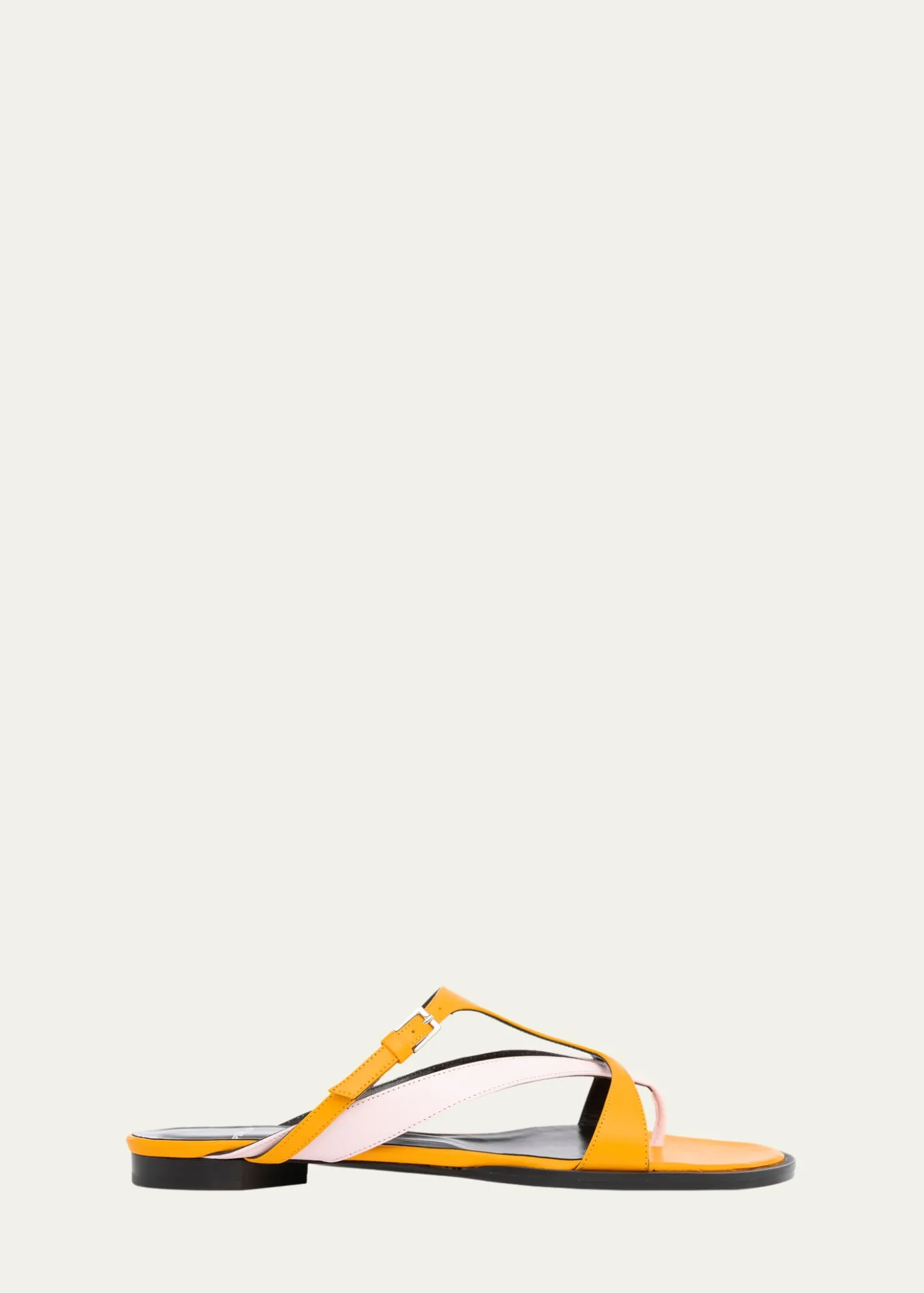 Pierre HardyBrasilia Bicolor Leather Thong Sandals