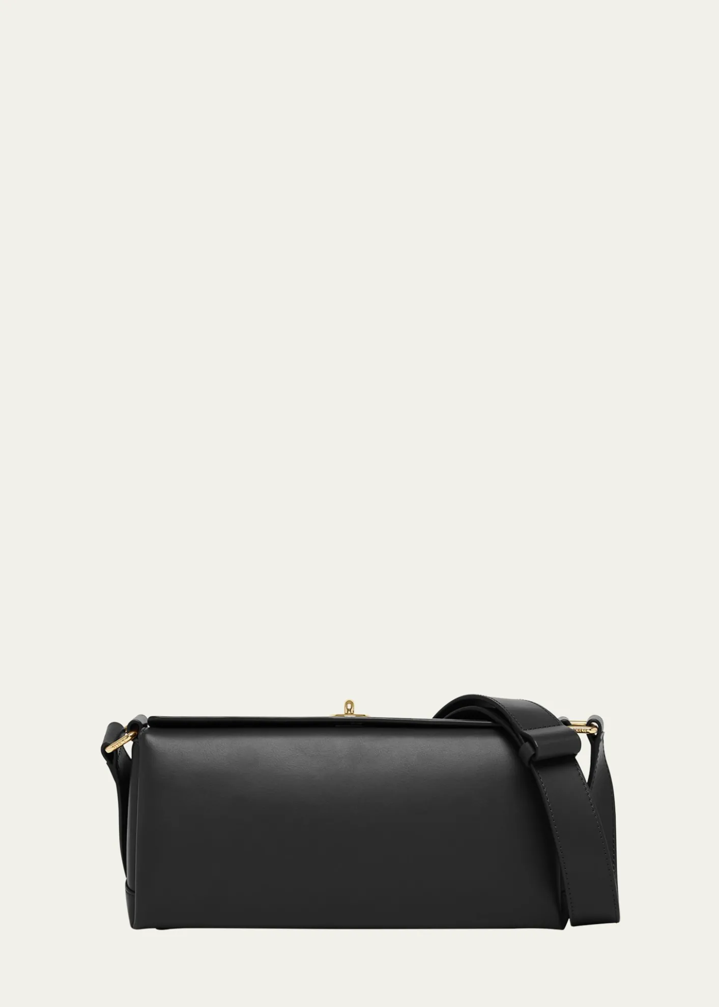 Plan CFolded Leather Shoulder Bag