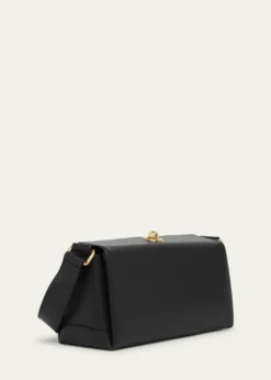 Plan CFolded Leather Shoulder Bag
