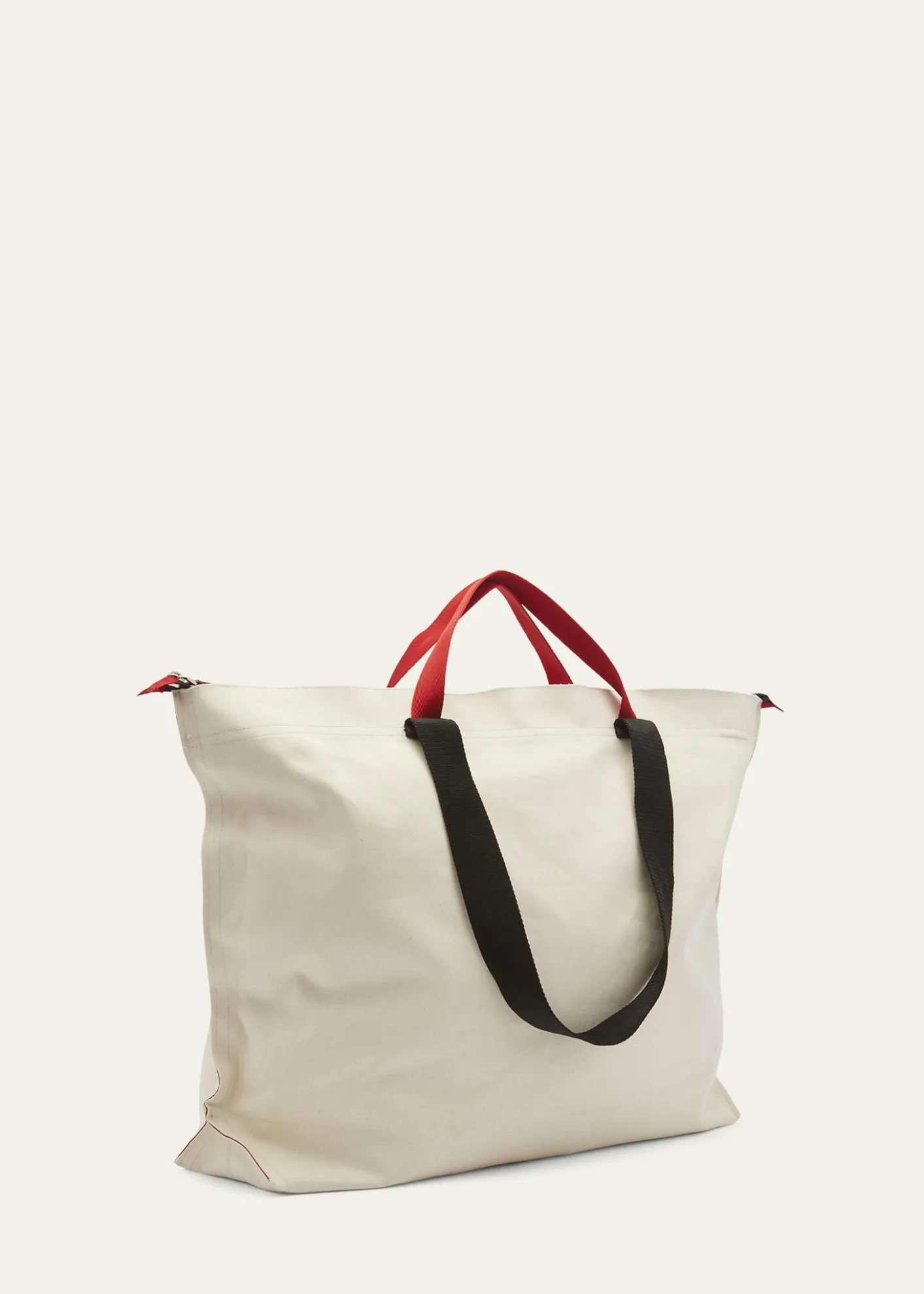 Plan CLarge Pili and Bianca Canvas Shopper Tote Bag
