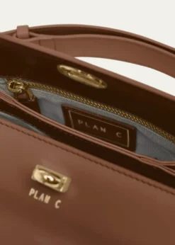 Plan CMini Turn-Lock Leather Shoulder Bag