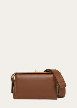Plan CMini Turn-Lock Leather Shoulder Bag