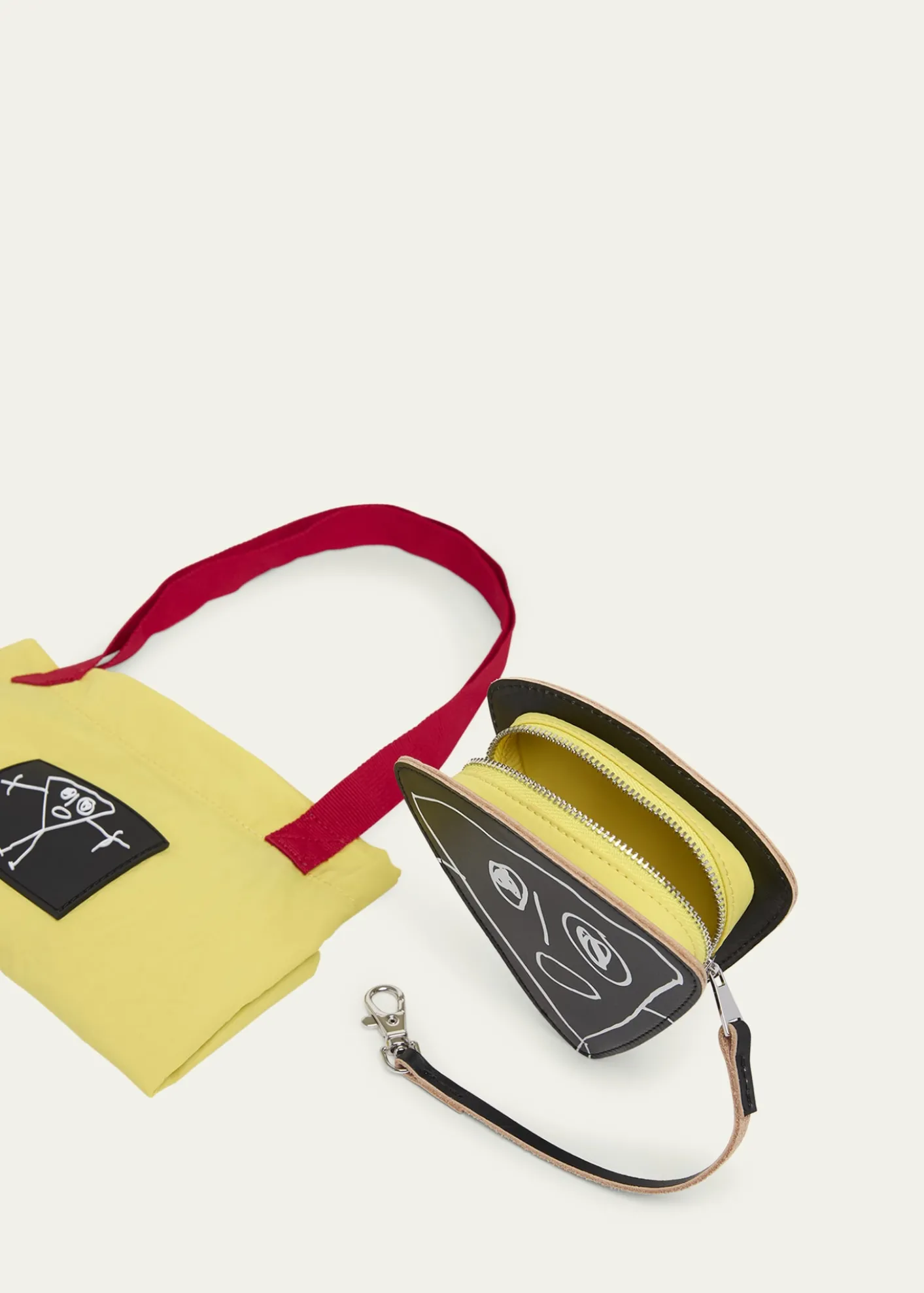 Plan CPili and Bianca Foldable Tote Bag with Bag Charm