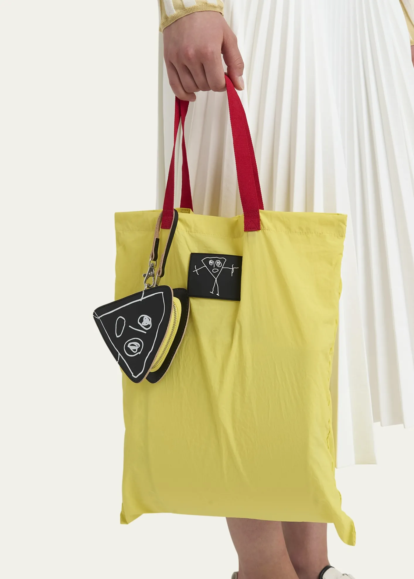 Plan CPili and Bianca Foldable Tote Bag with Bag Charm