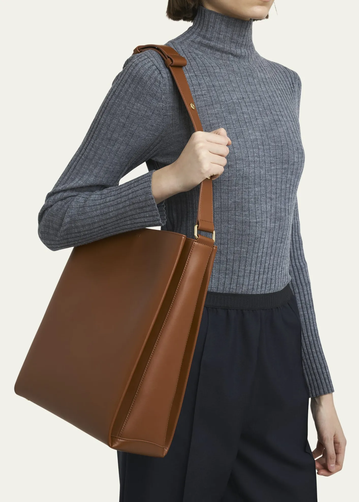 Plan CShopper Leather Tote Bag