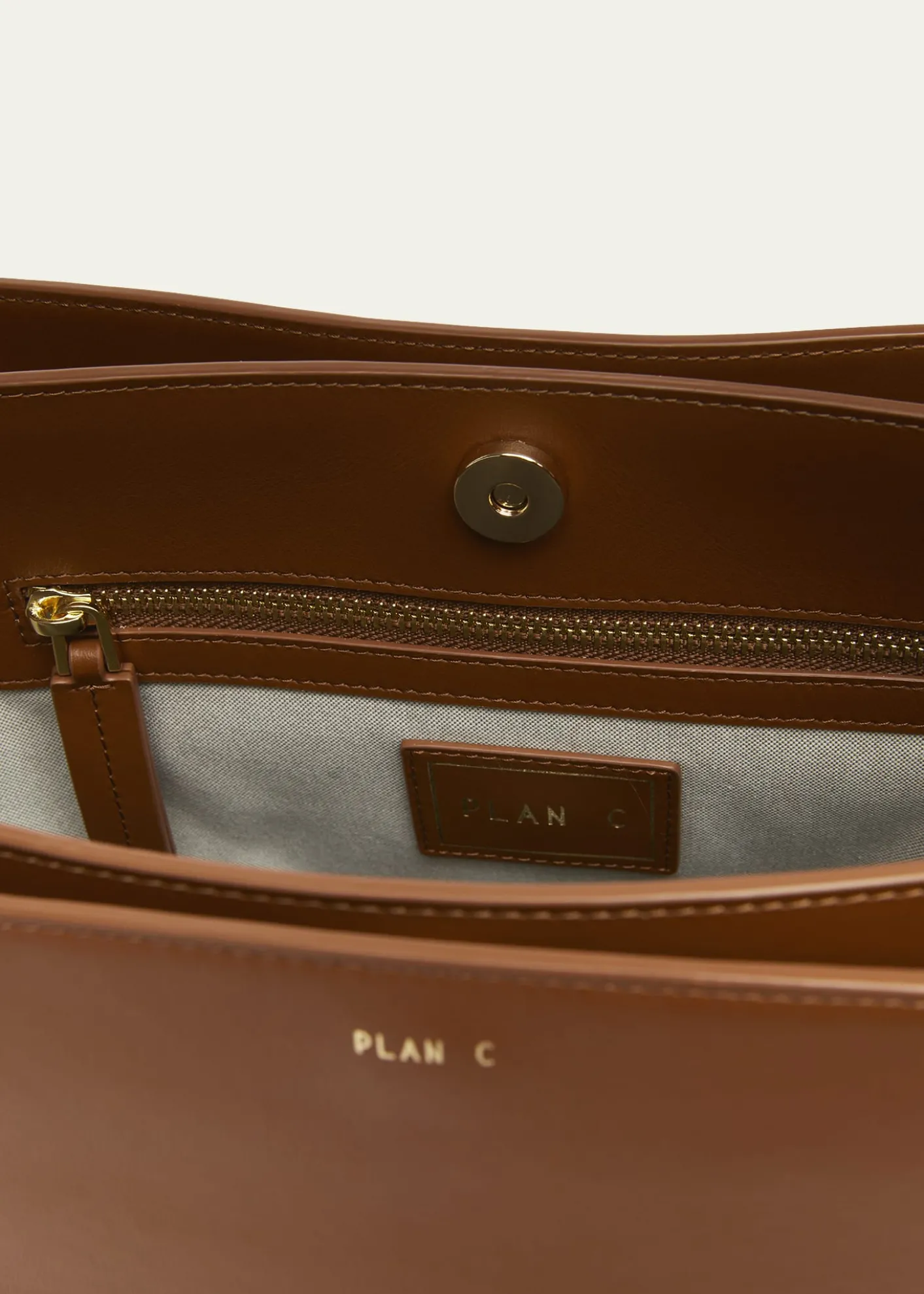 Plan CShopper Leather Tote Bag