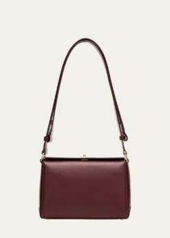 Plan CSmall Folded Shoulder Bag in Vitello Leather