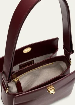 Plan CSmall Folded Shoulder Bag in Vitello Leather