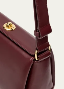 Plan CSmall Folded Shoulder Bag in Vitello Leather