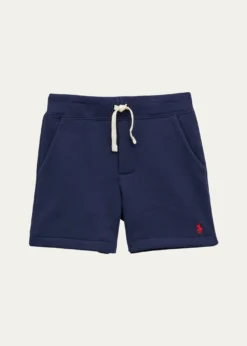 Polo Ralph Lauren Kid's Embroidered Pony Fleece Shorts, Size 2T-6
