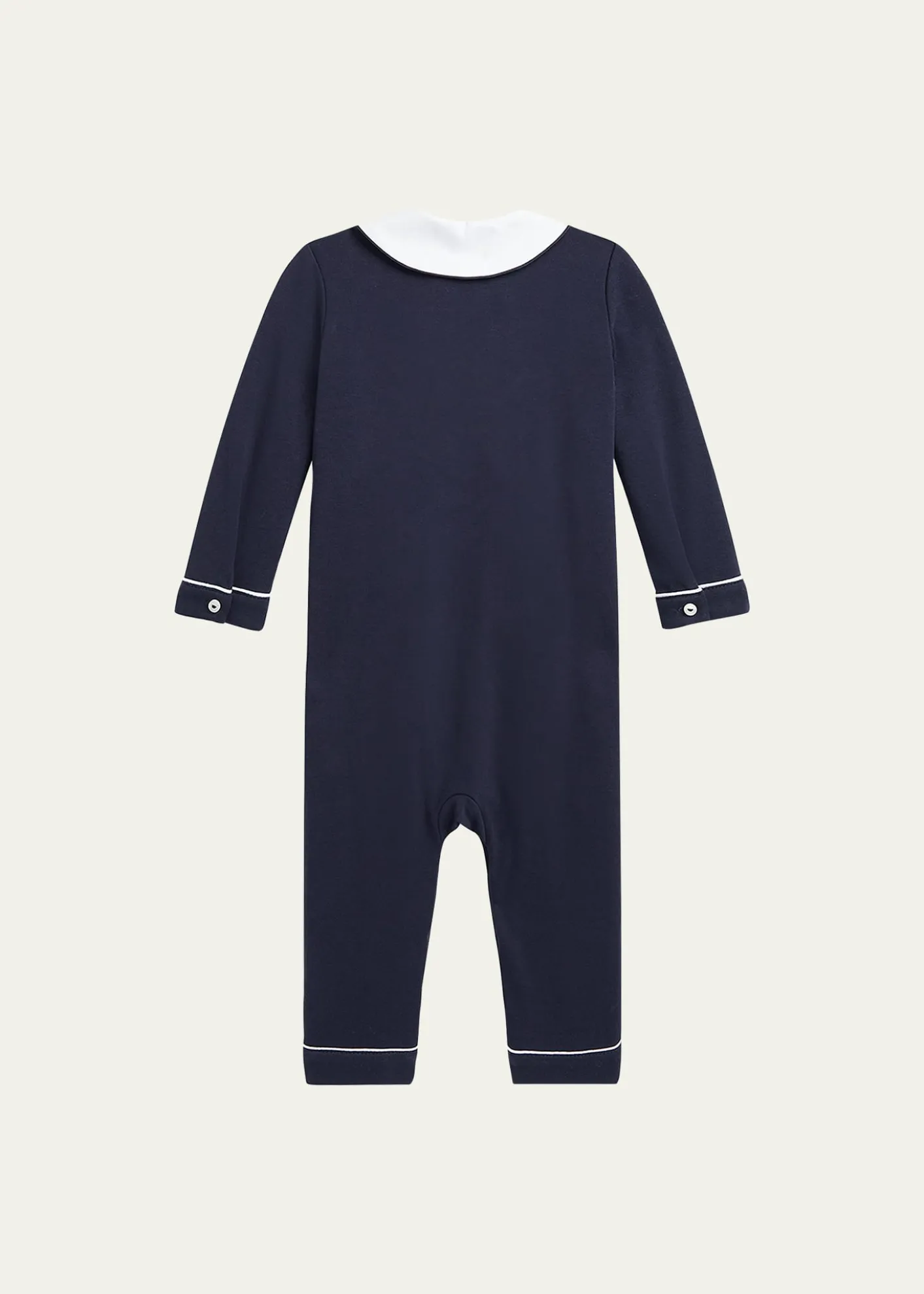 Polo Ralph LaurenBoy's Double Breasted Embroidered Coverall, Size 3M-24M