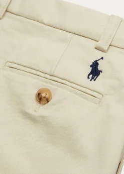Polo Ralph LaurenBoy's Logo Embroidered Flat Front Chino Shorts, Size 2-7