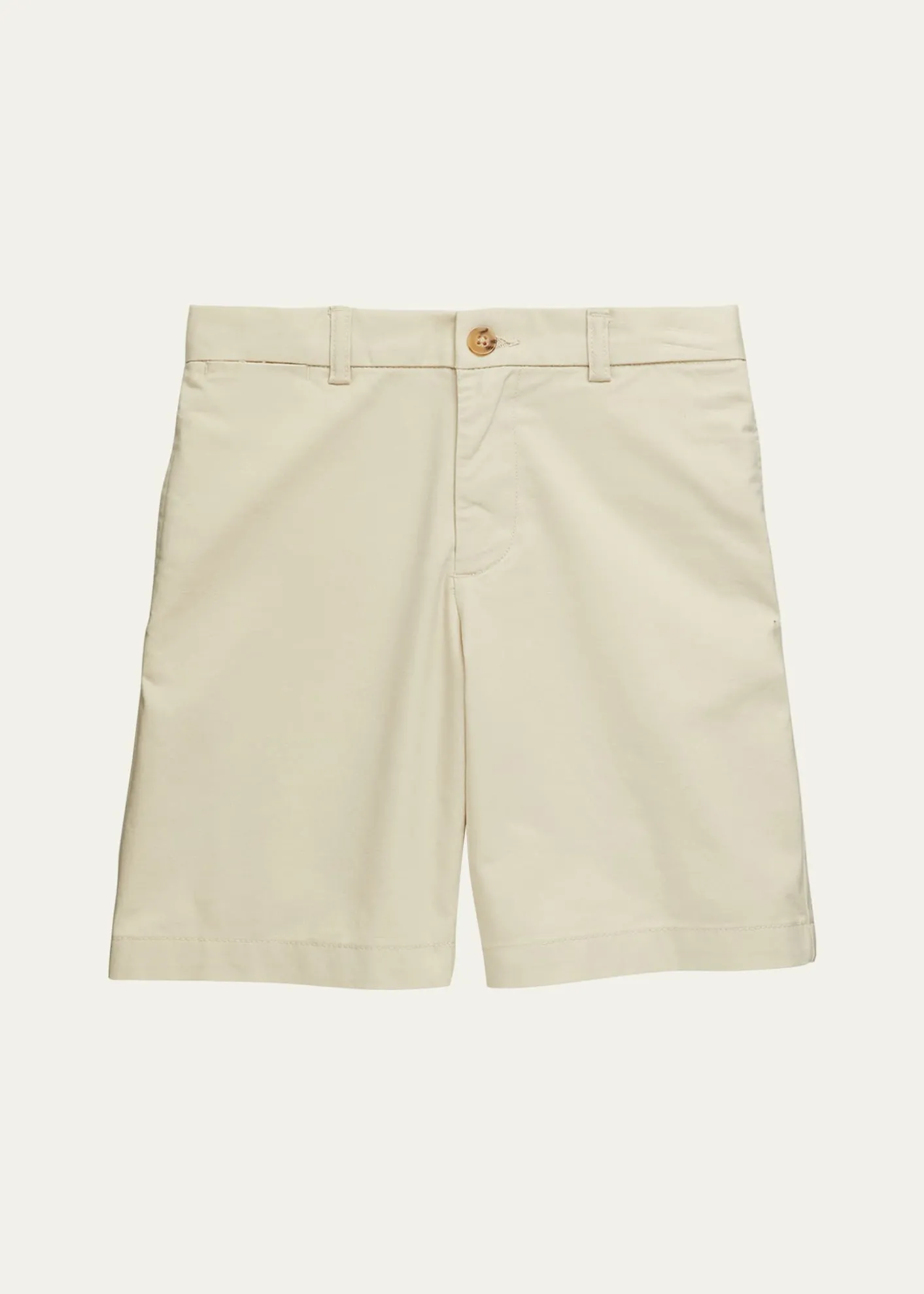 Polo Ralph LaurenBoy's Logo Embroidered Flat Front Chino Shorts, Size 2-7