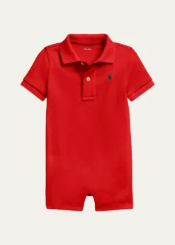 Polo Ralph LaurenBoy's Polo Interlock Cotton Shortall, Sizes 3M-24M