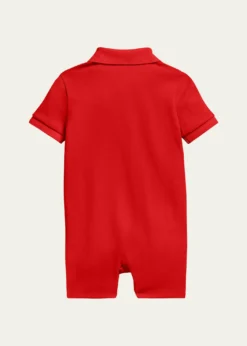Polo Ralph LaurenBoy's Polo Interlock Cotton Shortall, Sizes 3M-24M