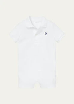 Polo Ralph LaurenBoy's Polo Interlock Cotton Shortall, Sizes 3M-24M