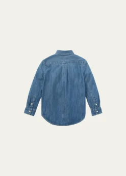 Polo Ralph LaurenBoy's Woven Chambray Shirt, Size 2-7