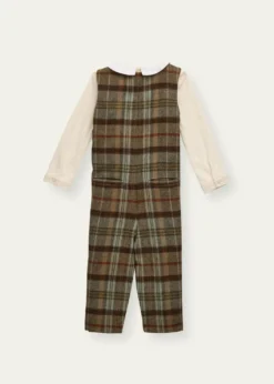 Polo Ralph LaurenCOTTON PLAIDOVERALL SETSETSPANT SET