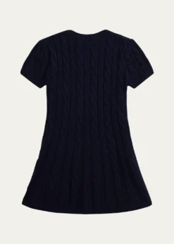 Polo Ralph LaurenGirl's American Flag Cashmere Cable Knit Dress, Size 3M-24M