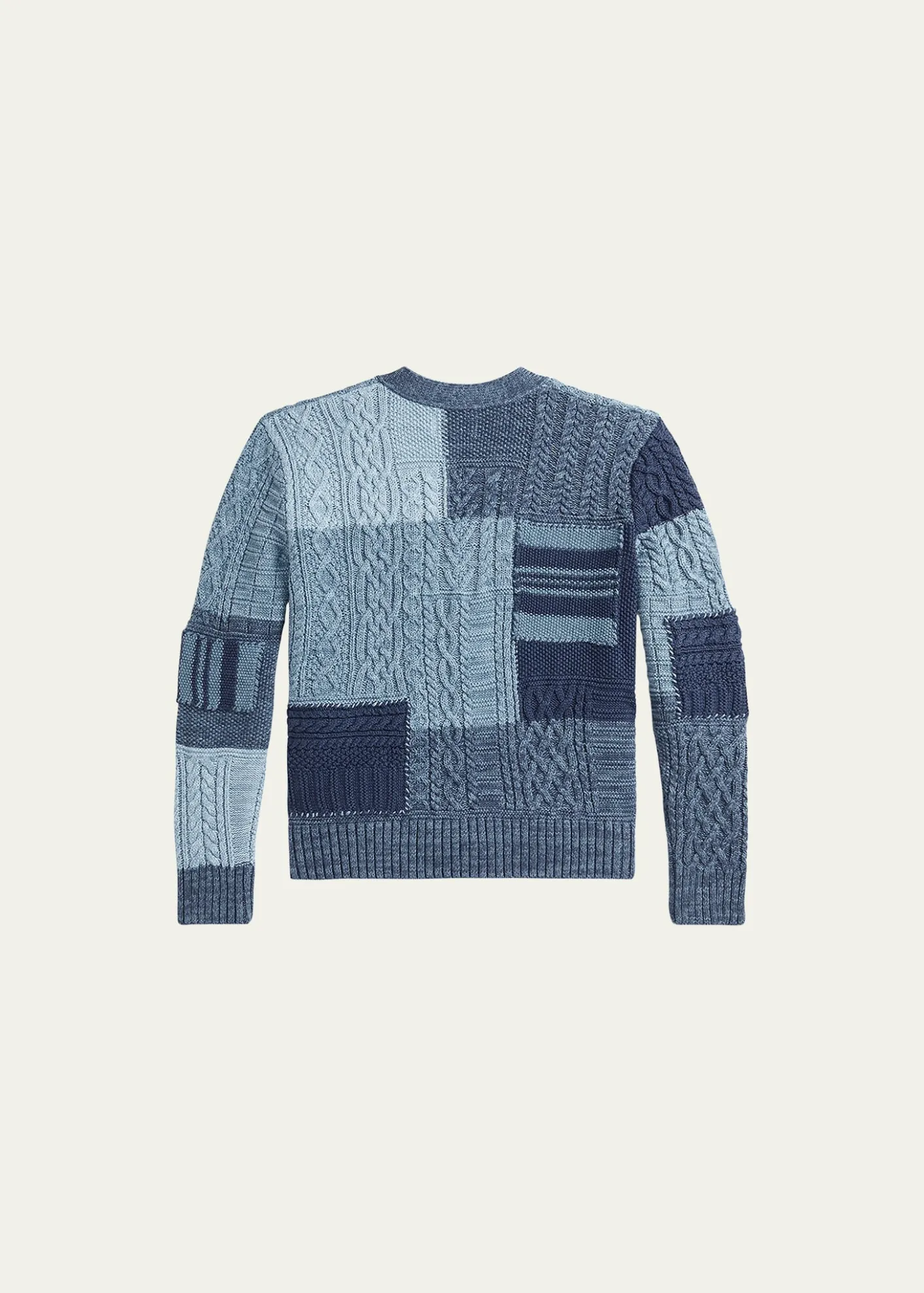 Polo Ralph LaurenGirl's Cotton Patchwork Cardigan Sweater, Size S-XL