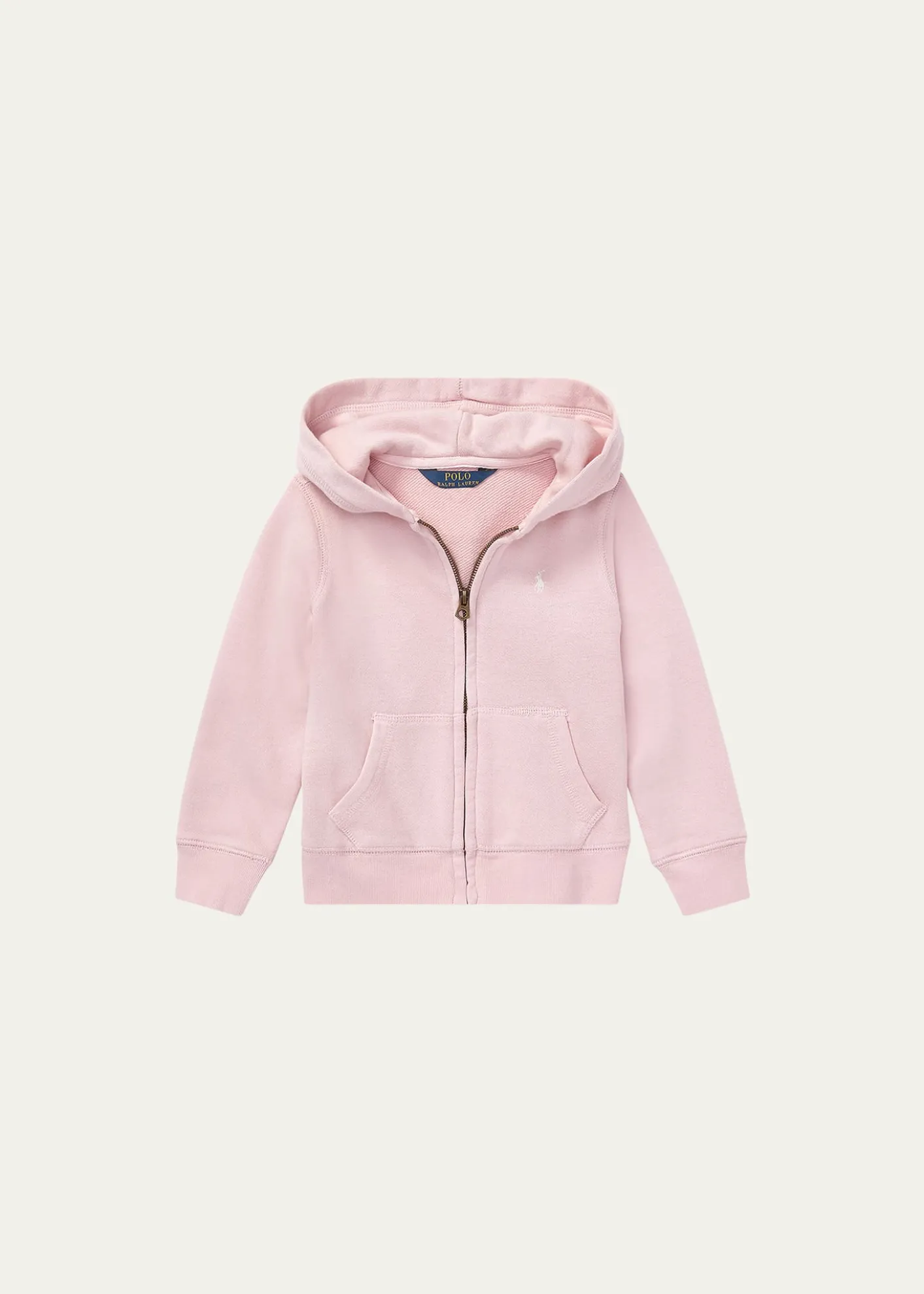 Polo Ralph LaurenGirl's Drapey Terry Zip Hoodie, Size 2-6X