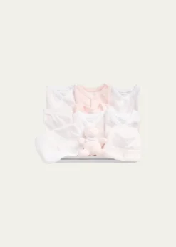 Polo Ralph LaurenGirl's 11-Piece Organic Cotton Essential Gift Box Set, Size Newborn-9M
