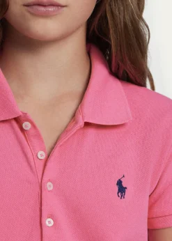Polo Ralph LaurenGirl's Stretch Cotton Mesh Polo Dress, Size 2-6X