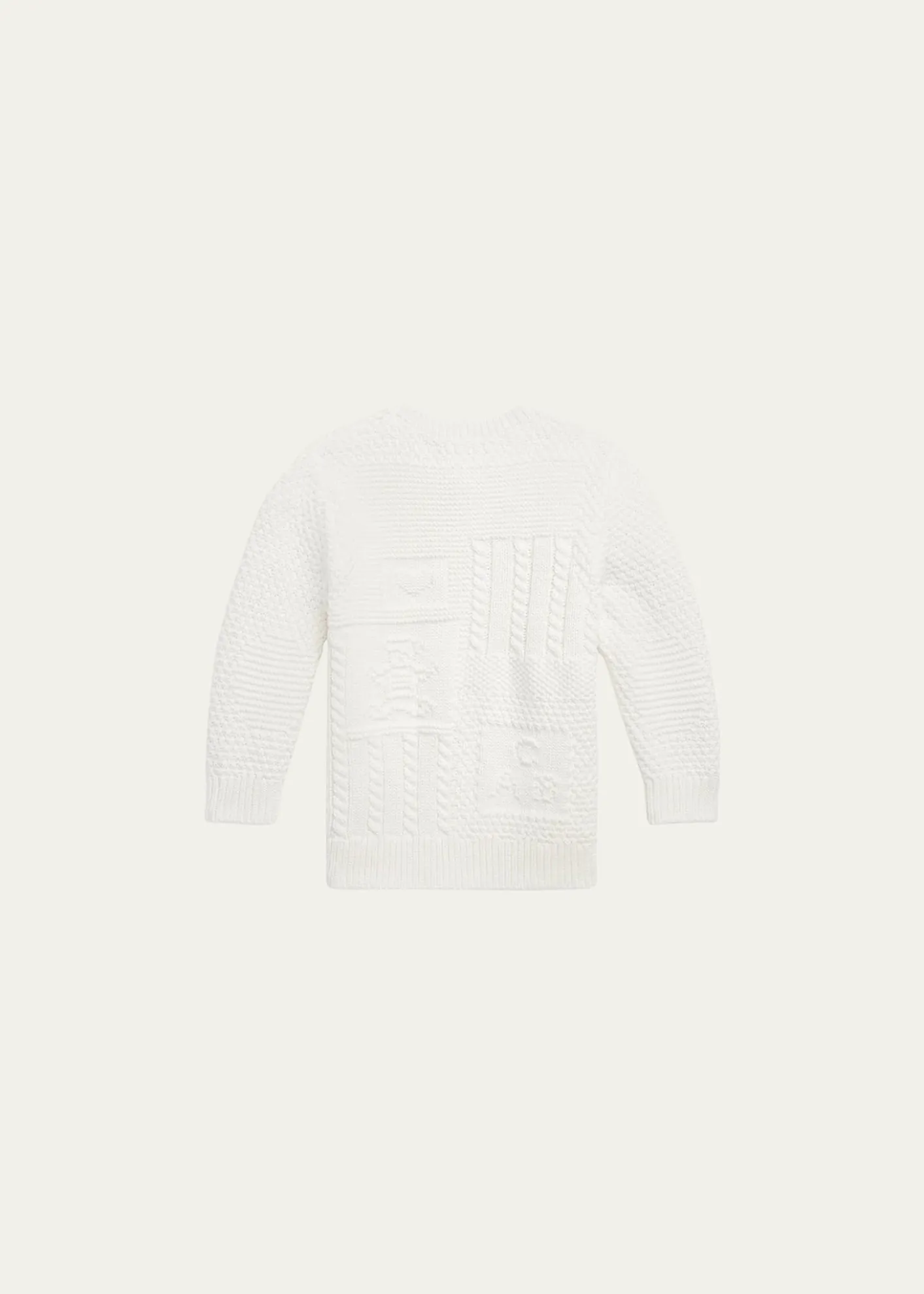 Polo Ralph LaurenKid's Cardigan W/ Bear Intarsia, Size 3M-24M