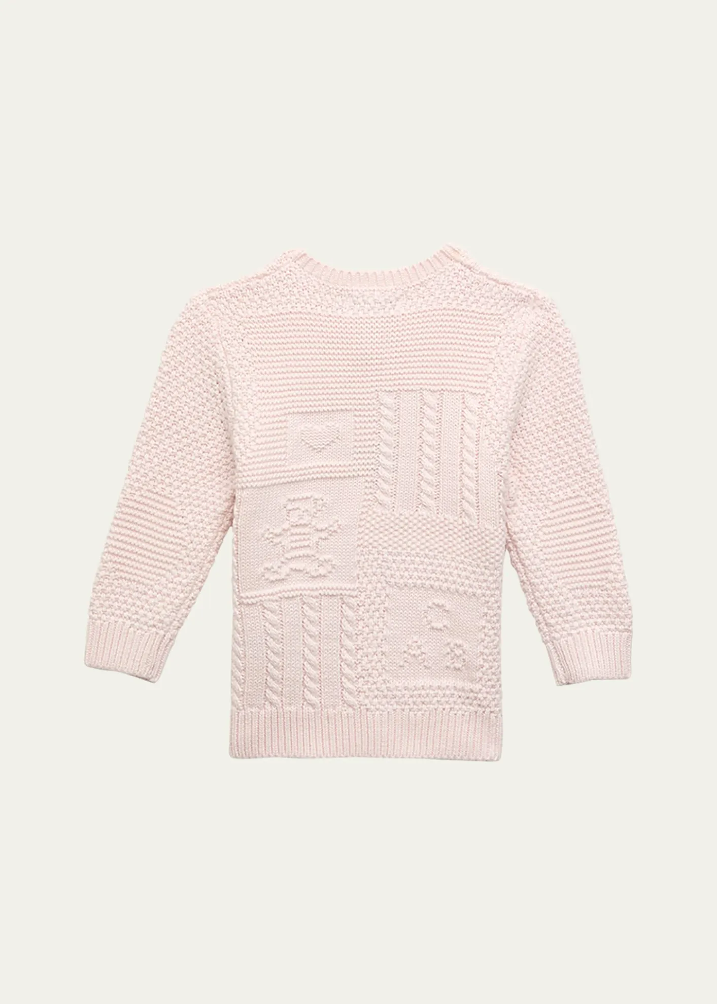 Polo Ralph LaurenKid's Cardigan W/ Bear Intarsia, Size 3M-24M