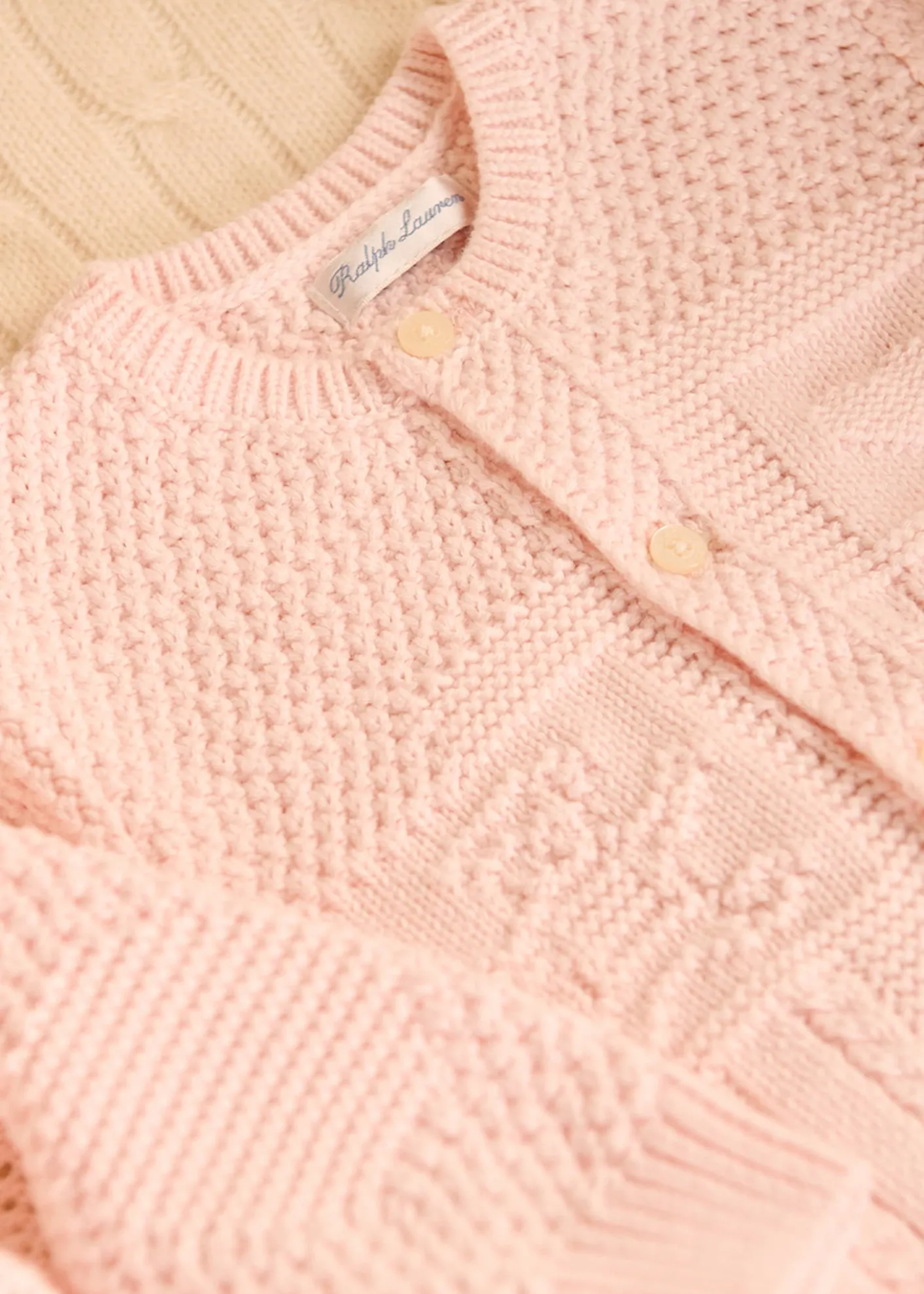 Polo Ralph LaurenKid's Cardigan W/ Bear Intarsia, Size 3M-24M