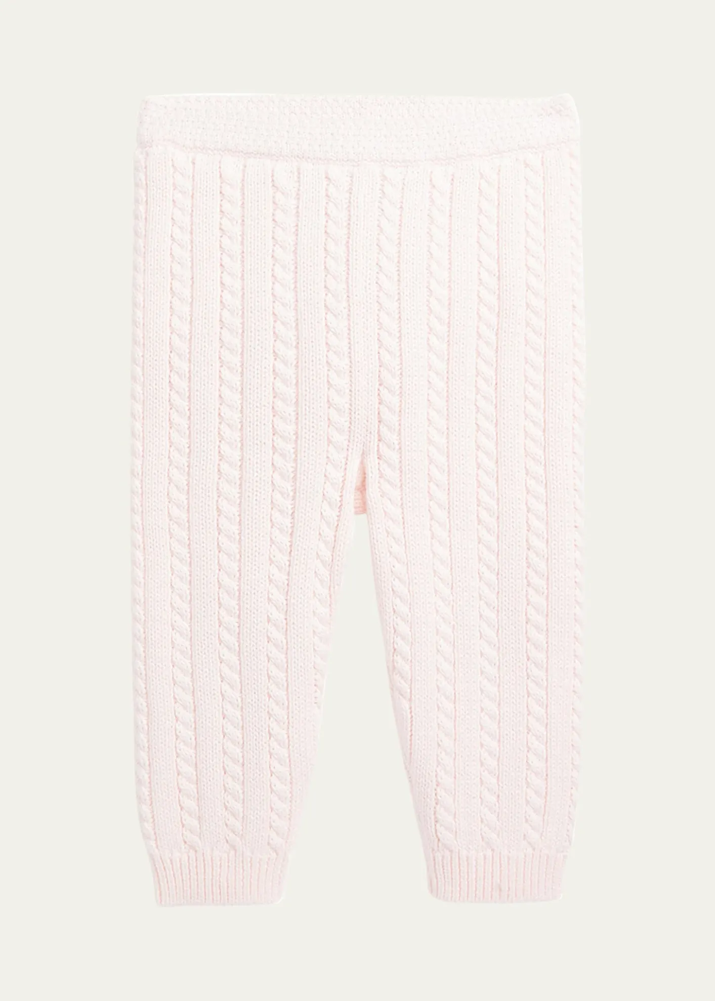 Polo Ralph LaurenKid's Organic Cotton Cable-Knit Sweater Pants, Size 3M-24M