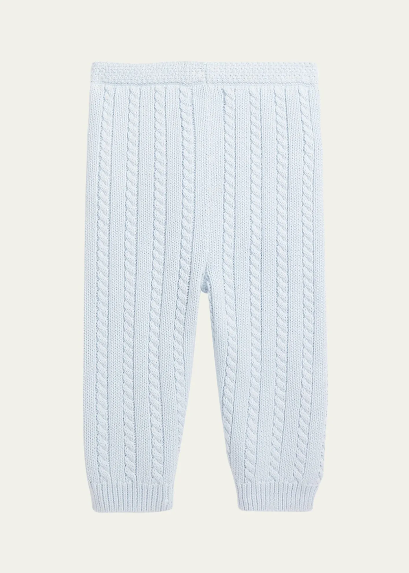 Polo Ralph LaurenKid's Organic Cotton Cable-Knit Sweater Pants, Size 3M-24M