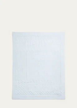 Polo Ralph LaurenKid's Pointelle Teddy Bear Blanket