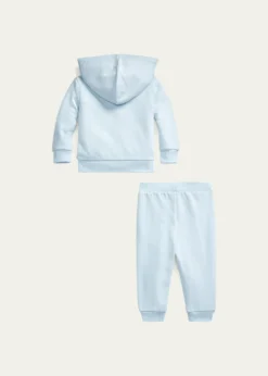 Polo Ralph LaurenBoy's Atlantic Terry Fleece Jogger Set, Sizes 3M-24M