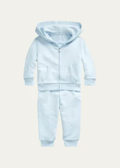 Polo Ralph LaurenBoy's Atlantic Terry Fleece Jogger Set, Sizes 3M-24M