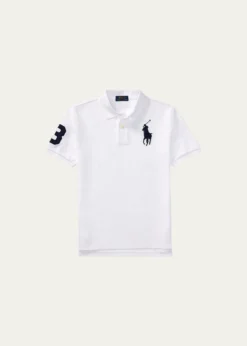Polo Ralph LaurenBoy's Big Pony Mesh Knit Polo, Size S-XL
