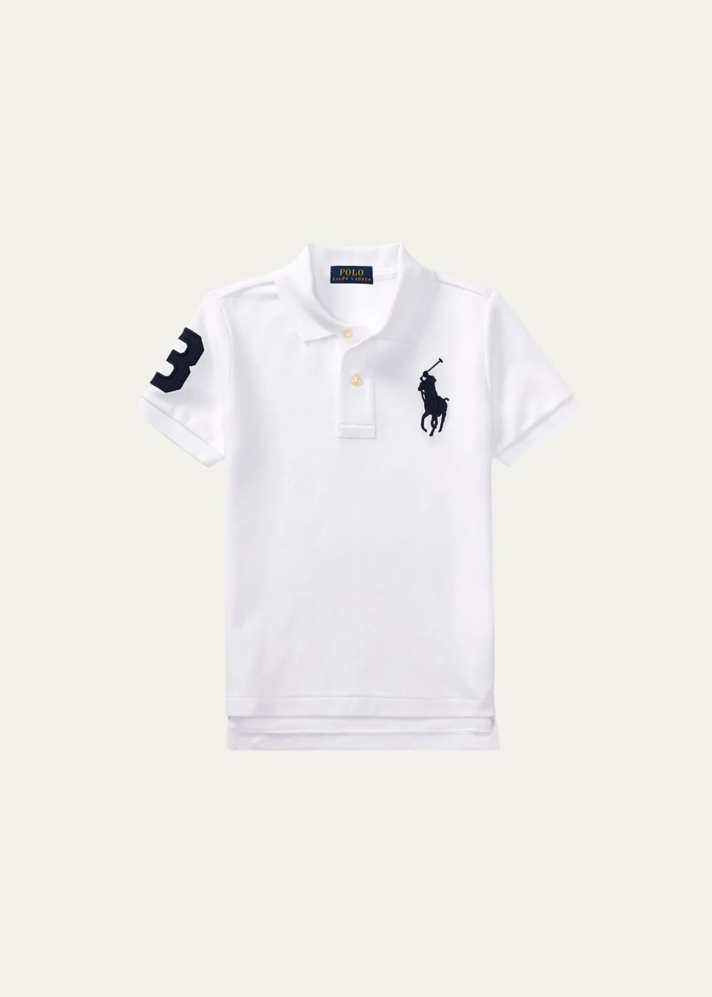 Polo Ralph LaurenBoy's Big Pony Pique Knit Polo, Size 2-7