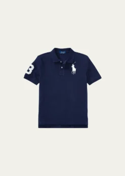 Polo Ralph LaurenBoy's Big Pony Mesh Knit Polo, Size S-XL