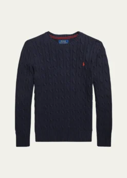 Polo Ralph Lauren Boy's Cable Knit Sweater, Size S-XL