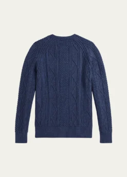 Polo Ralph LaurenBoy's Cotton Faded Flag Sweater, Size S-XL